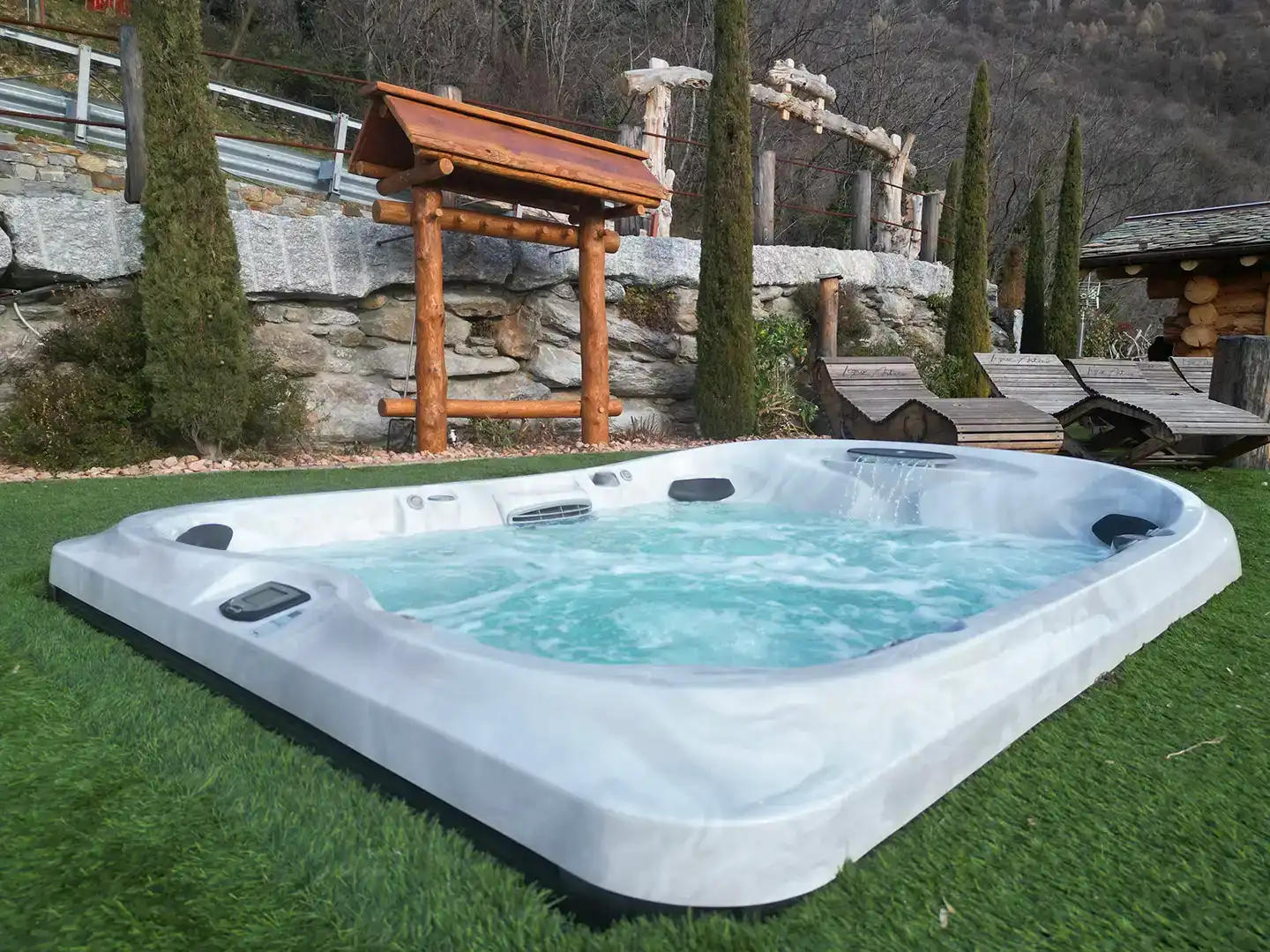 Nuova Piscina Esterna Chaletlegnoantico 2